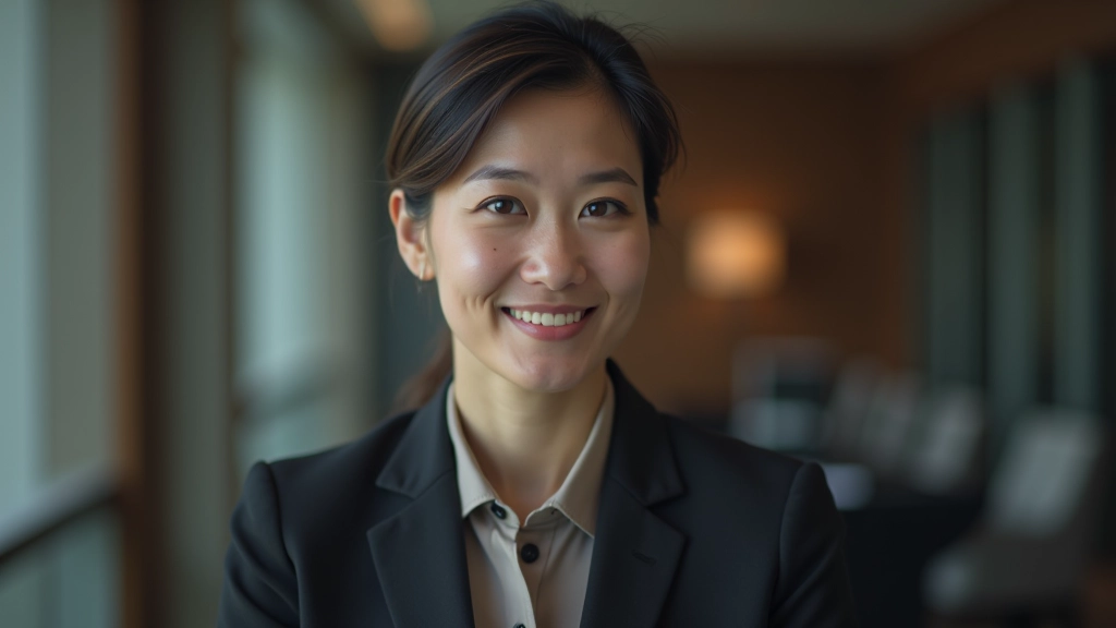 Speaker making direct eye contact with audience members during presentation, showing confident connection and engagement